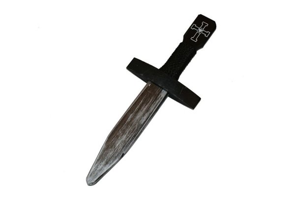 Sztylet / miecz krzyżacki 32 cm z pochwą płócienną