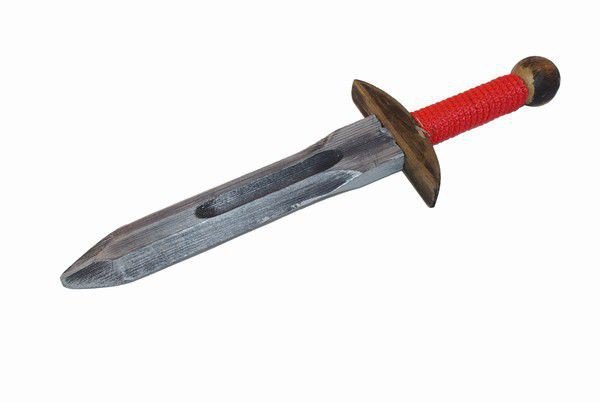 Zestaw rycerski mini tarcza + miecz 41cm z pochwą