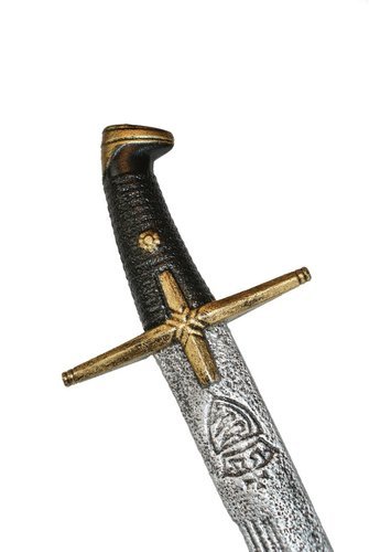 Zestaw rycerz / husarz: tarcza i szabla 63 cm z pochwą