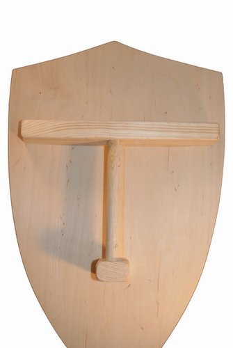 Zestaw rycerz / husarz: tarcza i szabla 63 cm z pochwą
